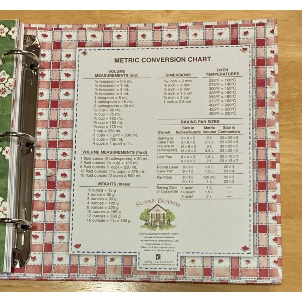 Homemade Recipes Susan Branch Recipe Book *Read